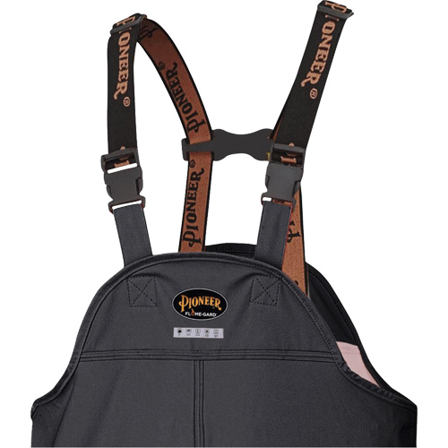 5895BK Salopettes extensibles imperm&eacute;ables et ignifuges, T-petit, Noir Dufferin Supply