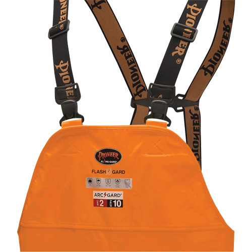 5882 Salopettes de s&eacute;curit&eacute; imperm&eacute;able ignifuge et contre les arcs, T-petit, Orange haute visibilit&eacute; Dufferin Supply