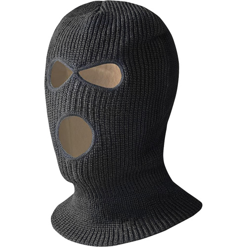 5560A Cagoule doubl&eacute;e &agrave; trois trous, Noir Dufferin Supply