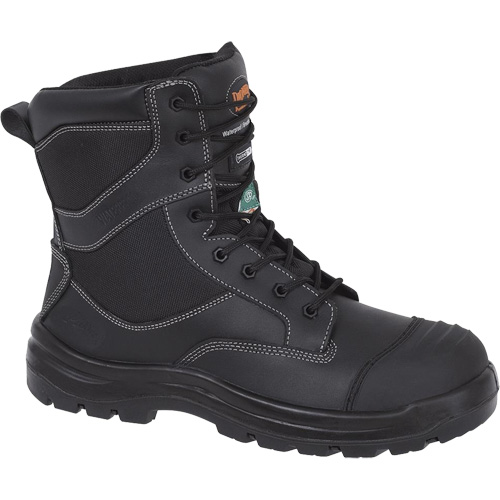 1050 Bottes de s&eacute;curit&eacute; composites noires, Cuir, Taille 14, Imperm&eacute;able Dufferin Supply
