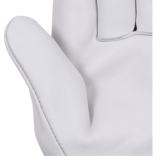 535G Gants de chauffeur beige, Petit, Paume en Cuir fleur de vache Dufferin Supply