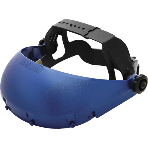 390 Premium Series Single Crown Faceshield Headgear, Ratchet Suspension Dufferin Supply