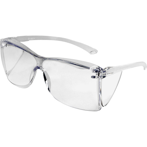Lunettes de s&eacute;curit&eacute; OTG Guest-Gard, Lentille Transparent, ANSI Z87+/R&eacute;pond ou surpasse la norme CSA Z94.3 Dufferin Supply