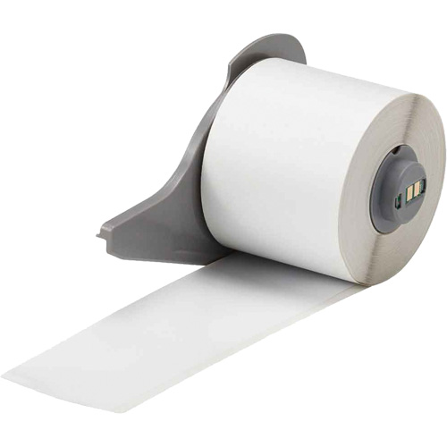 Ruban adh&eacute;sif permanent toutes saisons pour &eacute;tiquettes, Vinyle, Blanc, Largeur de 2" Dufferin Supply
