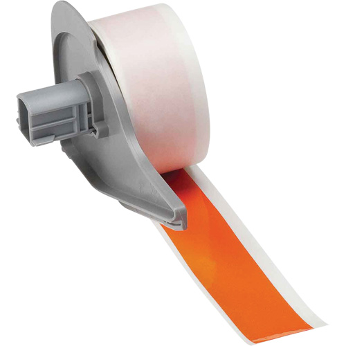 Ruban adh&eacute;sif permanent toutes saisons pour &eacute;tiquettes, Vinyle, Orange, Largeur de 1" Dufferin Supply