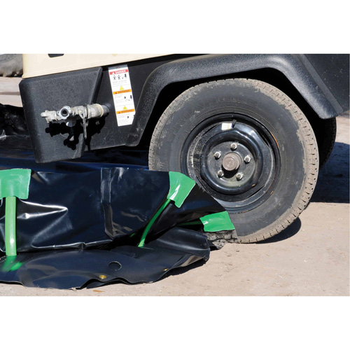 Ultra-Containment Berm&reg;, 179 US gal. Capacity, 4' W x 6' L x 12" H, Stake Wall Dufferin Supply