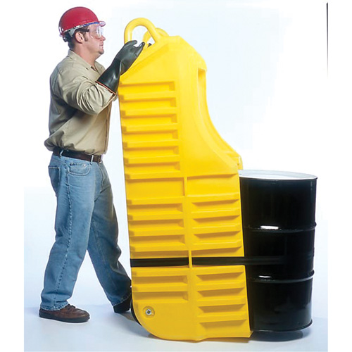 Drum Dolly, 26.5" L x 26.5" W x 5" H, 800 US gal. Spill Cap. Dufferin Supply