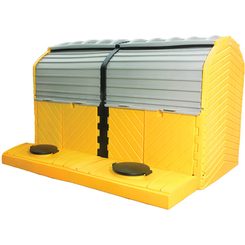Trousse dextension sans drain pour Ultra-Hard Top Spill Pallets, 64" lo x 79" la x 62" h, Capacit&eacute; de charge 9000 lb Dufferin Supply