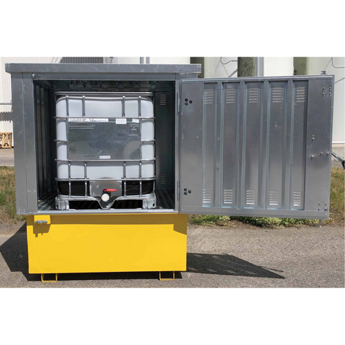 Couvercle rigide en acier Ultra-IBC, 71,1" lo x 83,1" la x 66,3" h, Capacit&eacute; de charge 5640 lb Dufferin Supply