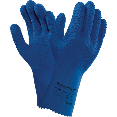 Gants Alphatec 62-401, Taille 7, 12,6" lo, Latex de caoutchouc, Doublure en Coton Dufferin Supply