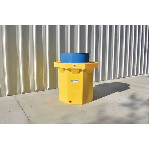 Flat-Bottom Ultra-Spill Collector&reg;, 66 US gal., Mobile Dufferin Supply