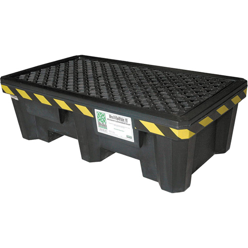 Ultra-Spill Pallet mod&egrave;le &eacute;conomique, 2 barils, Capacit&eacute; de d&eacute;versement 66 gal. US, 53" x 29" x 16,5" Dufferin Supply