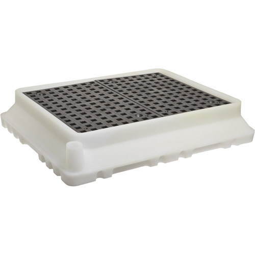 P4 Ultra-Spill Tray, 17" lo x 21" la x 4" h, Cap. de d&eacute;versement 2,9 gal. US Dufferin Supply