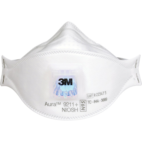 Respirateur &agrave; particules Aura 9211+, N95, Certifi&eacute; NIOSH Dufferin Supply