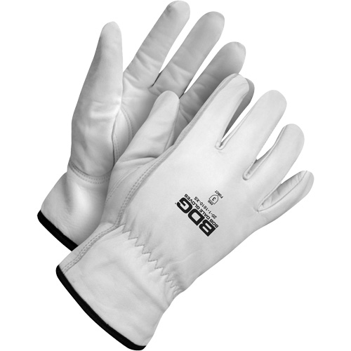 Puncture-Resistant Driver Gloves, Small, Grain Goatskin Palm Dufferin Supply