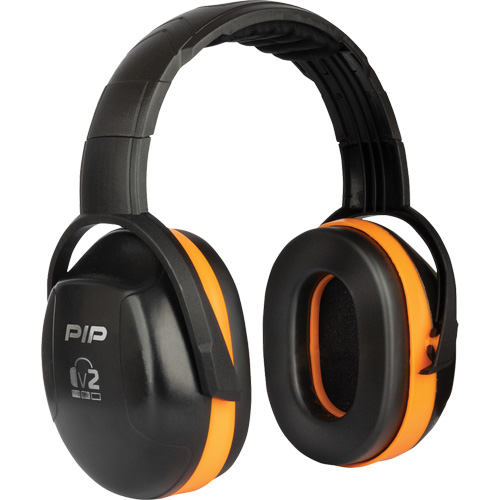 Dynamic V2 Passive Ear Muffs, Headband, 25 NRR dB Dufferin Supply