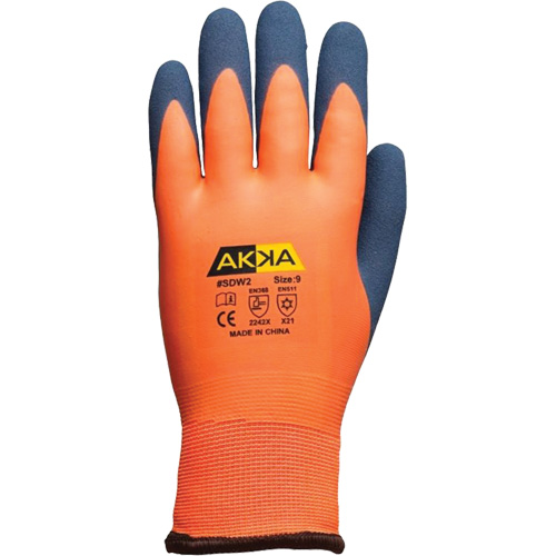 Abrasion-Resistant Work Gloves, 7/Small, Rubber Latex Coating Dufferin Supply