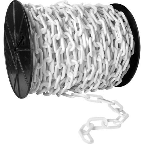 Heavy-Duty Plastic Safety Chain, Orange Dufferin Supply