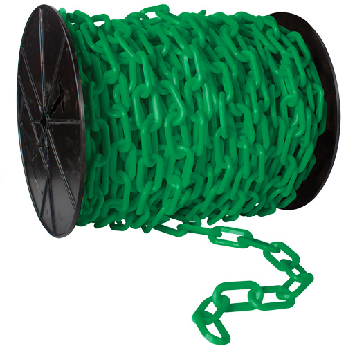 Chaîne de s&eacute;curit&eacute; en plastique robuste, Jaune Dufferin Supply