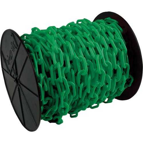 Heavy-Duty Plastic Safety Chain, Green Dufferin Supply