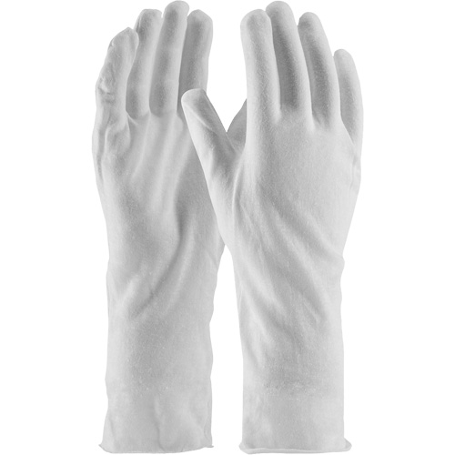 CleanTeam&reg; Premium Inspection Gloves, Cotton, Unhemmed Cuff, One Size Dufferin Supply