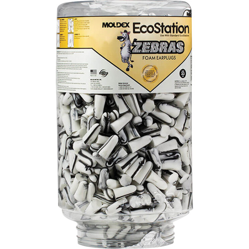 Zebras Disposable Earplugs Refill for EcoStation&reg;  Earplug Dispenser, Bulk - Canister Dufferin Supply