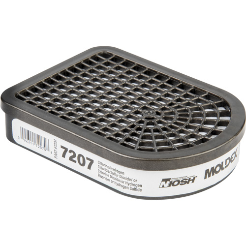 Semi-Rectangular Respirator Cartridge, Gas/Vapour Cartridge, Acid Gas Dufferin Supply