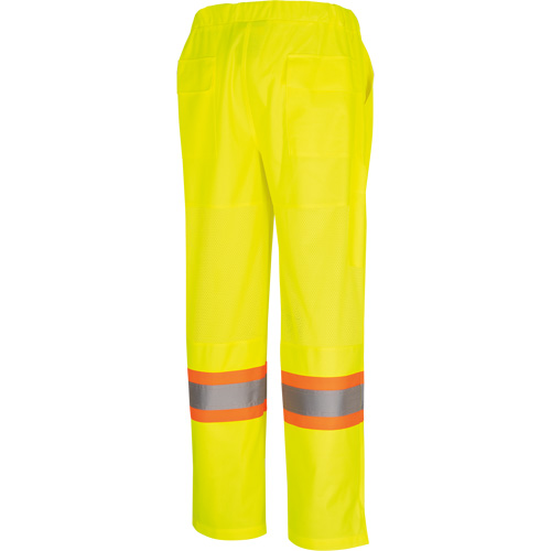 5999PW Pantalon de s&eacute;curit&eacute; routi&egrave;re pour femmes, Polyester, T-petit, Jaune lime haute visibilit&eacute; Dufferin Supply