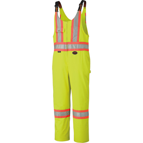 6616T Combinaison robuste haute visibilit&eacute;, Poly-coton, 40 (grand taille), Jaune lime haute visibilit&eacute; Dufferin Supply
