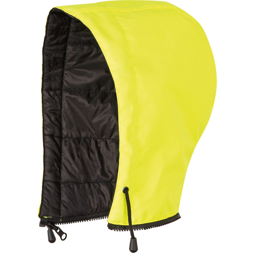 5771H Capuchon pour manteau de s&eacute;curit&eacute; haute visibilit&eacute; r&eacute;versible, Jaune lime haute visibilit&eacute;, Nylon/Polyester Dufferin Supply