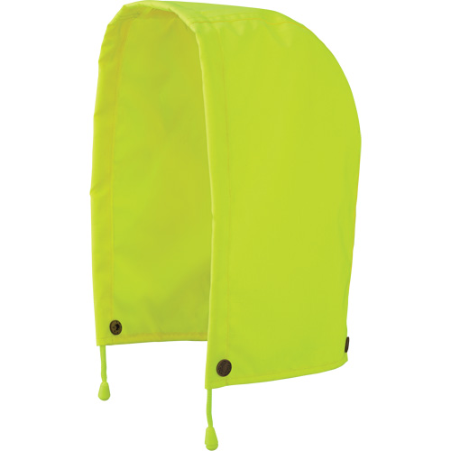 5401H Capuchon pour manteau de s&eacute;curit&eacute; imperm&eacute;able haute visibilit&eacute; ind&eacute;chirable en 300D trilob&eacute;, Jaune lime haute visibilit&eacute;, Polyester Dufferin Supply