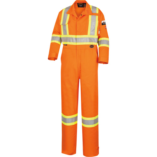 5551T Flame-Gard&reg; FR/Arc-Rated Coverall, Size 42 (Tall), High Visibility Orange, 9.1 cal/cm² Dufferin Supply