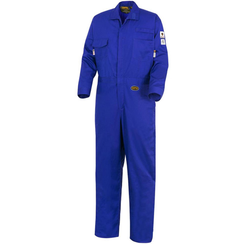 7779T FR-Tech&reg; 88/12 Arc Rated Flame Resistant Coveralls, Size 40 (Tall), Royal Blue, 10 cal/cm² Dufferin Supply