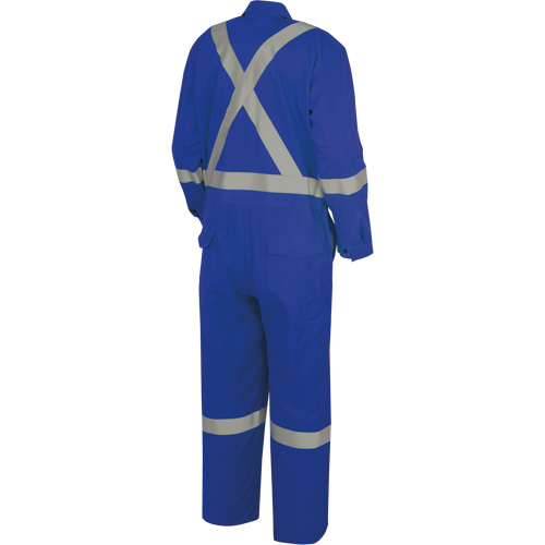 7709AT "The Rock" FR-Tech&reg; High Visibility FR/Arc Rated Coveralls, Size 40 (Tall), Royal Blue, 10 cal/cm² Dufferin Supply
