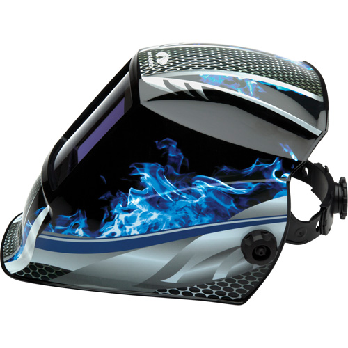 Leadhead&reg; Auto Darkening Welding Helmet, 3.8" L x 3.4" W View Area, 9 - 13 Shade Range Dufferin Supply