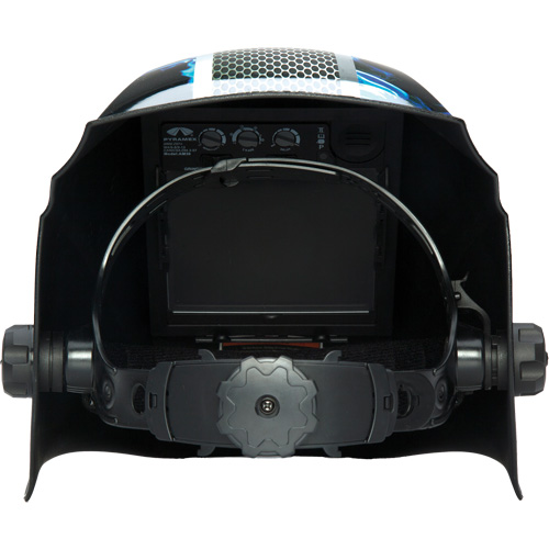 Leadhead&reg; Auto Darkening Welding Helmet, 3.8" L x 3.4" W View Area, 9 - 13 Shade Range Dufferin Supply
