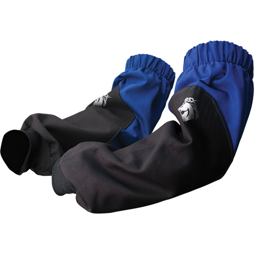 BSX&reg; FR Cotton Sleeves, 19" L, Black/Blue Dufferin Supply