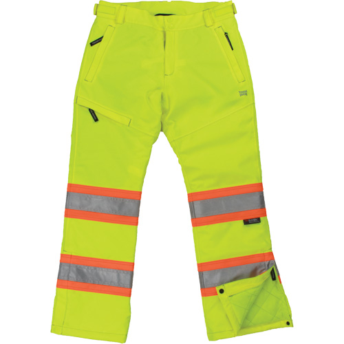Womens Insulated Flex Safety Pant, Polyester, X-Large, High Visibility Lime-Yellow Dufferin Supply