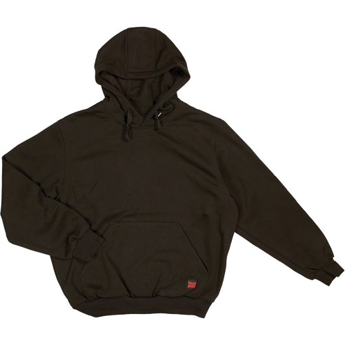 Chandail &agrave; capuche en molleton r&eacute;sistant &agrave; l'eau, Hommes, Petit, Noir Dufferin Supply