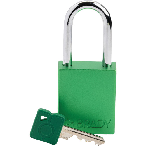 Lockout Padlock, Safety Padlock, Keyed Different, Aluminum, 1-1/2" Width Dufferin Supply