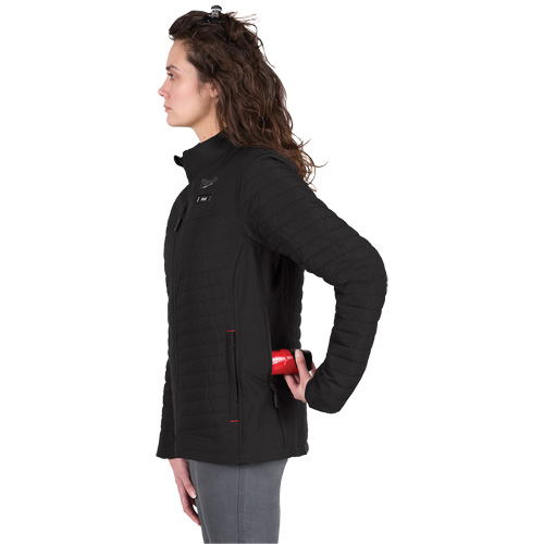 Manteau chauffant M12 Axis avec pile, Femmes, Grand, Noir Dufferin Supply