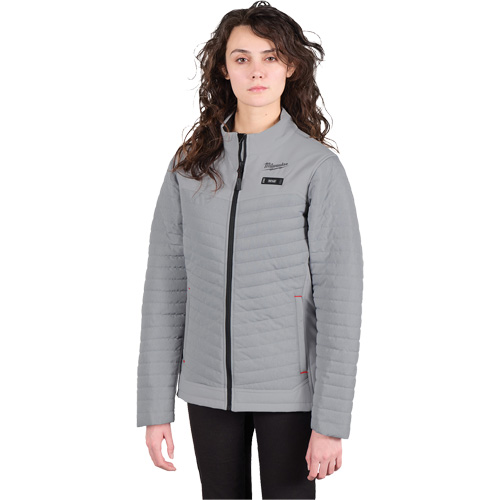 Manteau chauffant M12 Axis avec pile, Femmes, 2T-Grand, Gris Dufferin Supply