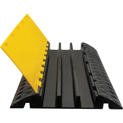 Protecteur de c&acirc;bles en polyur&eacute;thane, 3 canaux, 35,43" lo x 19,69" la x 3" h Dufferin Supply