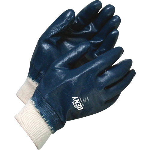 Gants avec poignet en tricot Deny, 11, R&ecirc;vetement Nitrile, Enveloppe en Coton Dufferin Supply