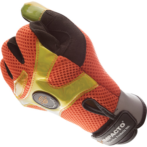High-Visibility Anti-Vibration Air Gloves, Size Large/9 Dufferin Supply
