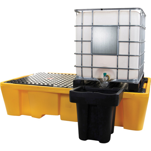 Double IBC Spill Pallet, 317 US gal. Spill Capacity, 89" x 57" x 23" Dufferin Supply
