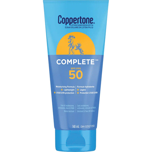 Protection solaire compl&egrave;te Coppertone, FPS 50, Lotion Dufferin Supply