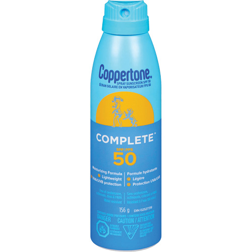 Coppertone&reg; Complete Sun Protection, SPF 50, Spray Dufferin Supply