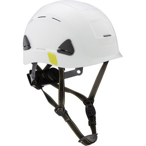 Casque de s&eacute;curit&eacute; d'escalade Fibre Metal, R&eacute;pond aux normes CSA type 2, Suspension Rochet, Ventil&eacute; Dufferin Supply