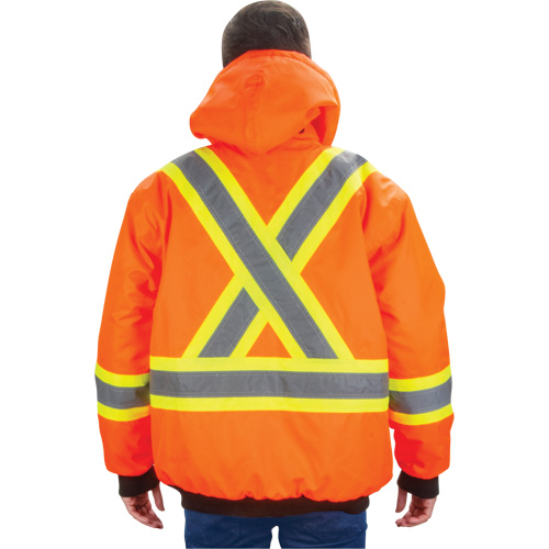 Parka d'hiver imperm&eacute;able 7-en-1, Orange haute visibilit&eacute;, Moyen Dufferin Supply